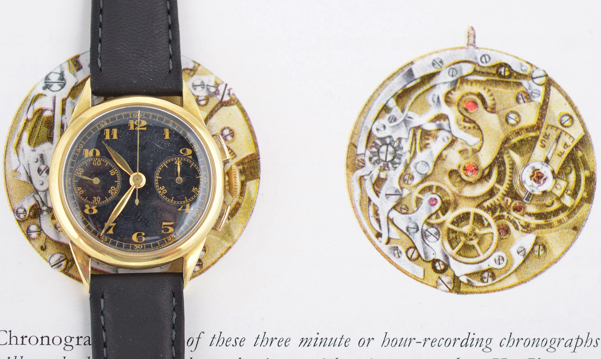 1930s Jaeger chronograph - Image 9