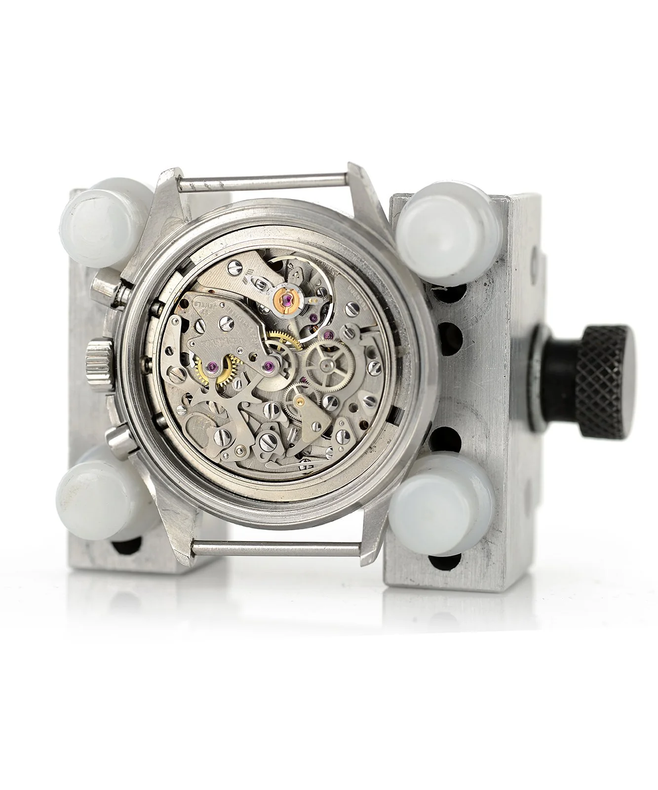 Lemania two-button military chronograph (1975) - Image 6