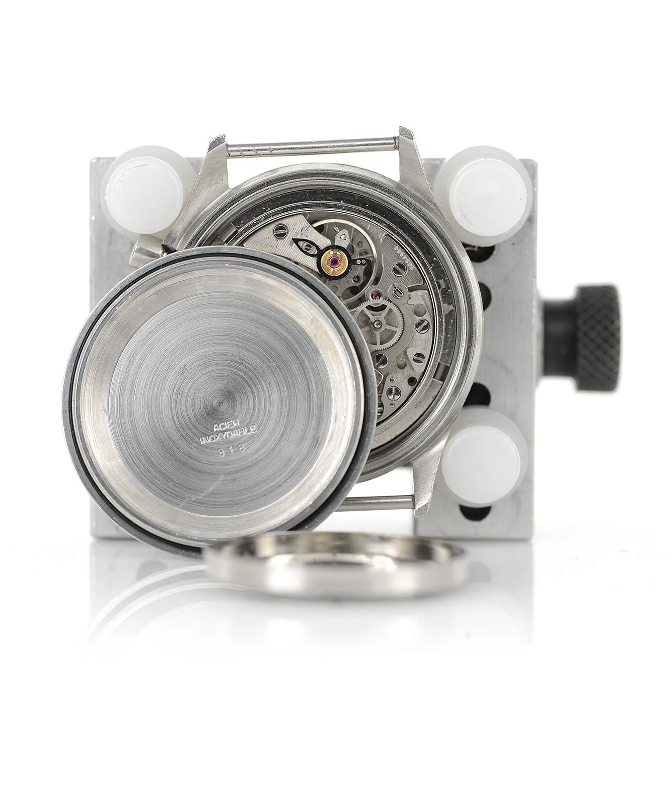 Lemania two-button military chronograph (1975) - Image 8