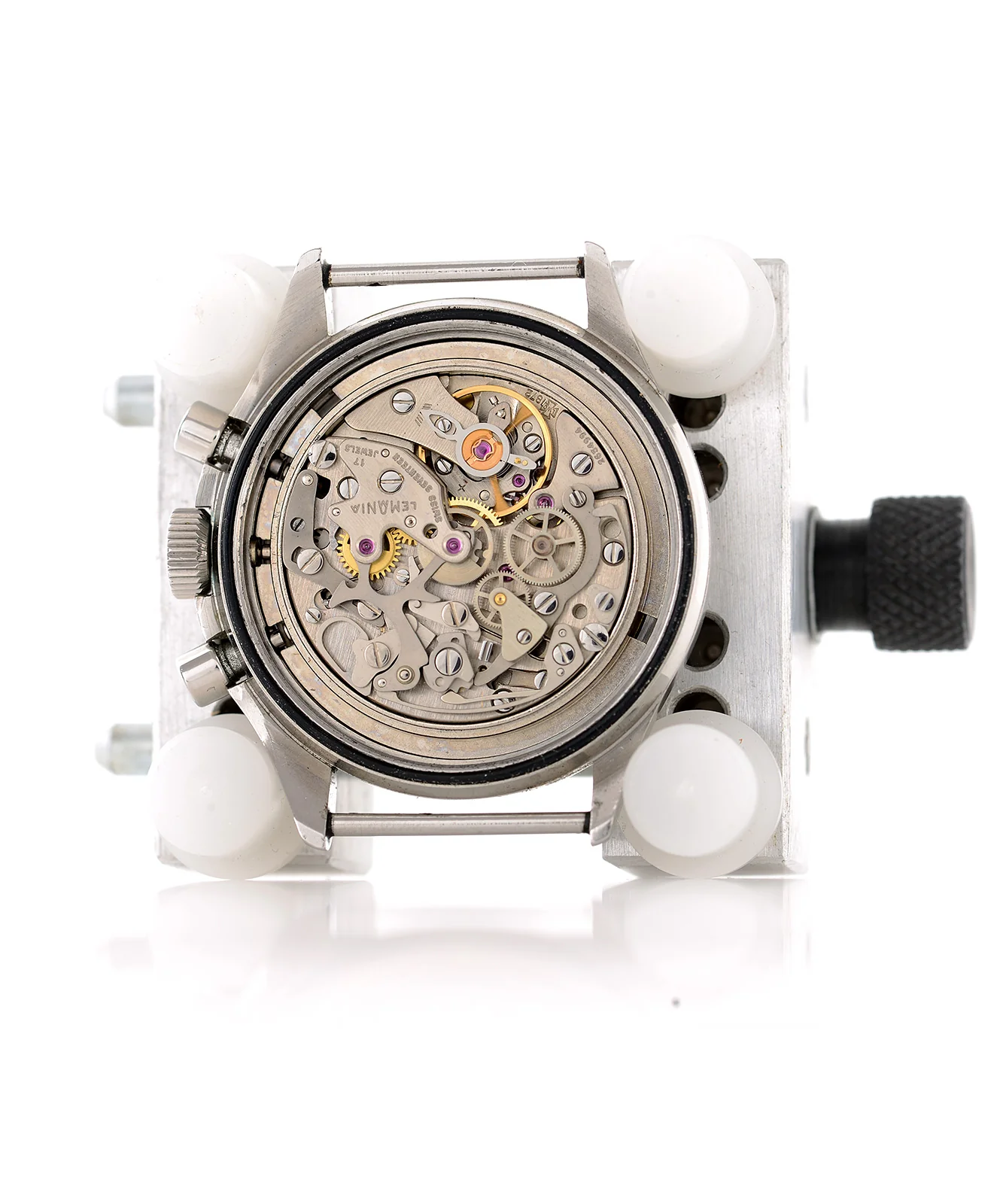 Lemania two button military issue Chronograph (1975) - Image 4