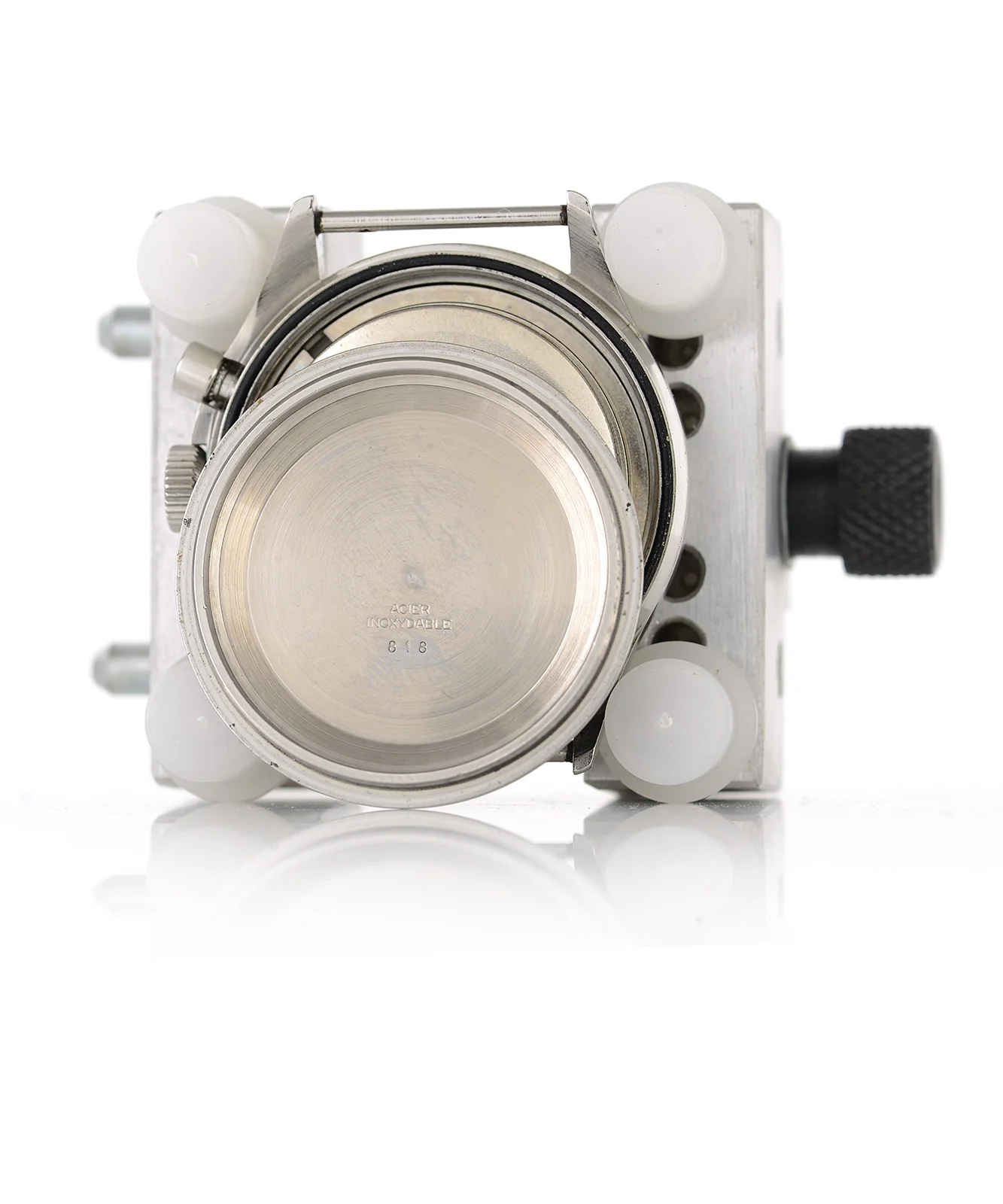Lemania two button military issue Chronograph (1975) - Image 6